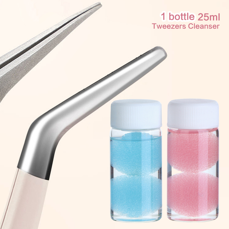 Eyelash Extension Cleaning - 속눈썹 핀셋 클리너 속눈썹 접착제 연장