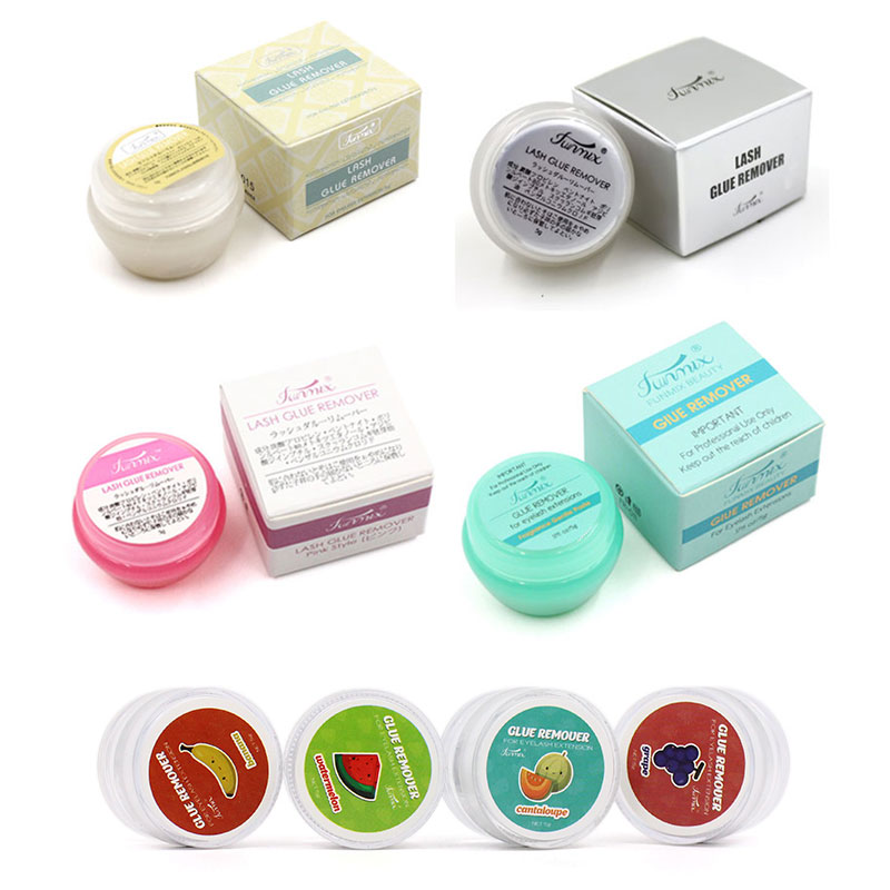 Eyelash Extension Gel Remover - 10pcs 과일 맛 속눈썹 접착제 리무버