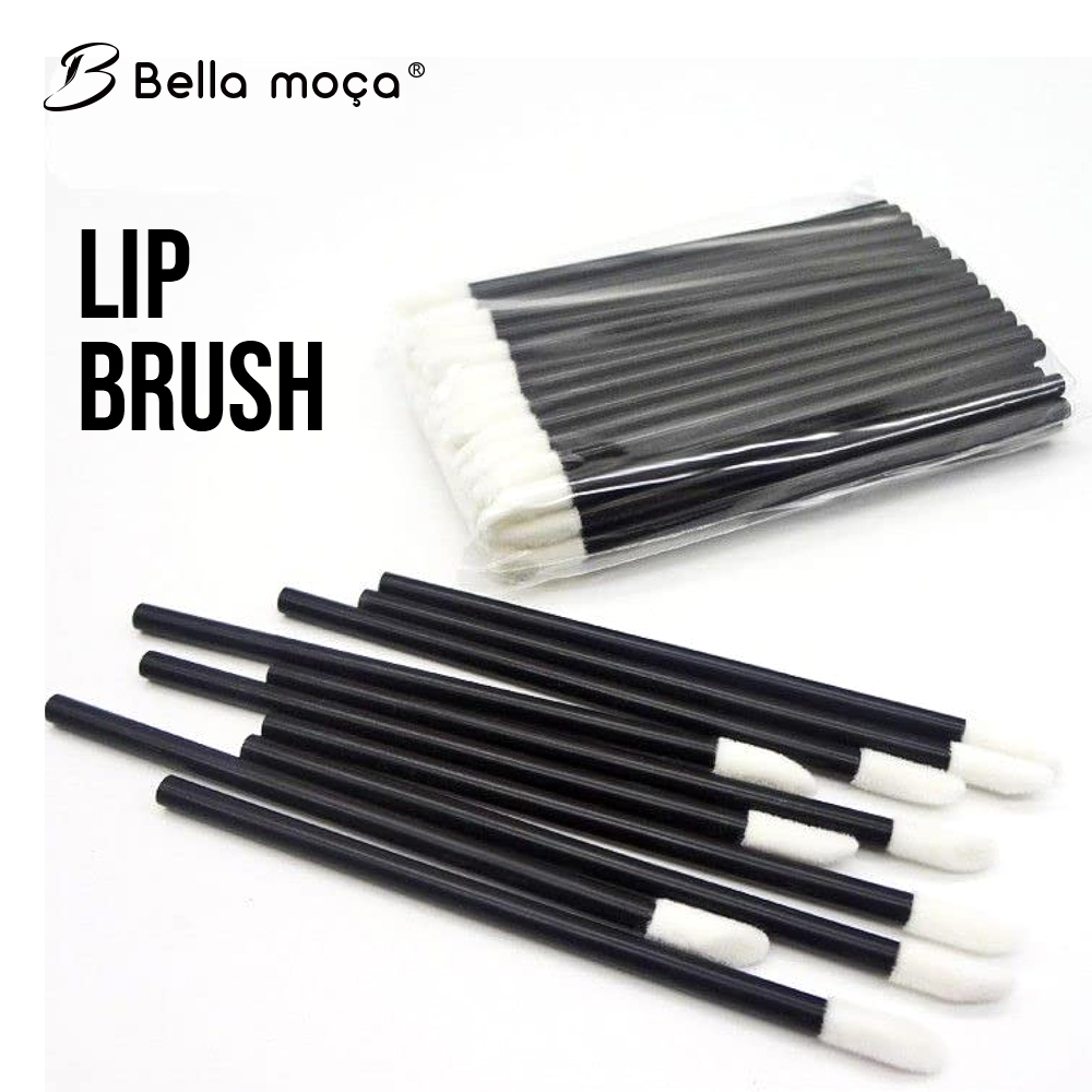 Eyelash Extension Cleaning - 50 Pcs 립 브러쉬 중공 일회용