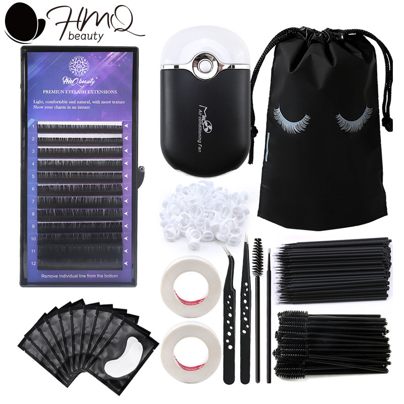 Eyelash Extension Fan - 217종 속눈썹 연장 키트 (초보자/전문가용) 미니