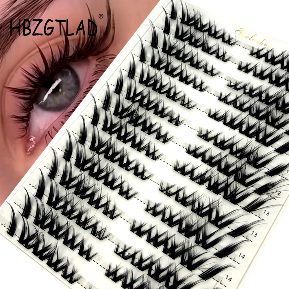 Eyelash Extension Cat Eye - 싱글 클러스터 속눈썹 연장 믹스 3D