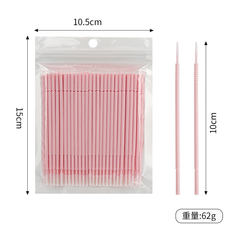 500개 속눈썹 연장 클리닝 면봉 긴/짧은 팁 속눈썹  - Eyelash Extension Cleaning 리뷰 및 가격