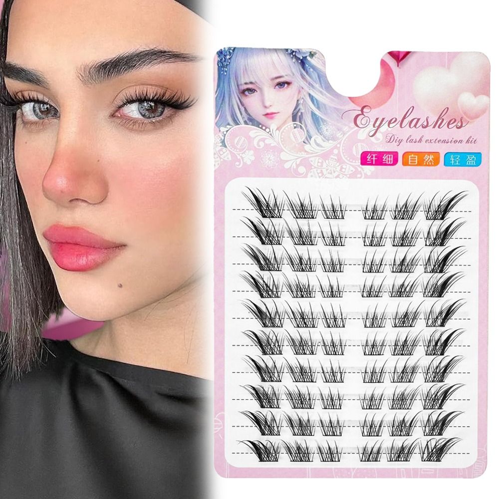 3D 캣아이 클러스터 속눈썹 만화풍 폭스 내추럴 인조  - Eyelash Extension Cat Eye 리뷰 및 가격