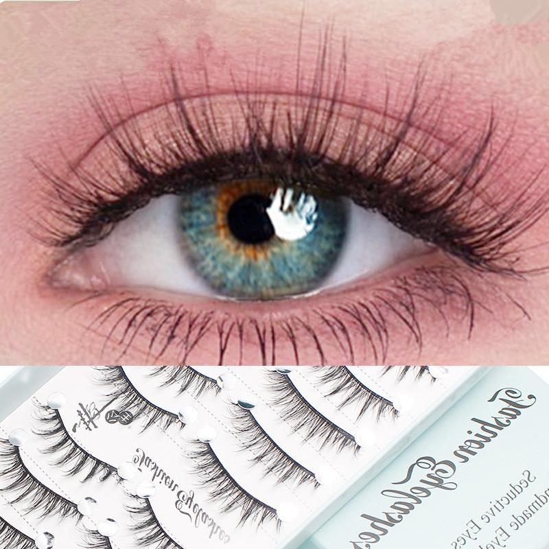 새로운 10쌍 자연스러운 롱 위스피 캣아이 인조 속눈썹 - Eyelash Extension Cat Eye 리뷰 및 가격