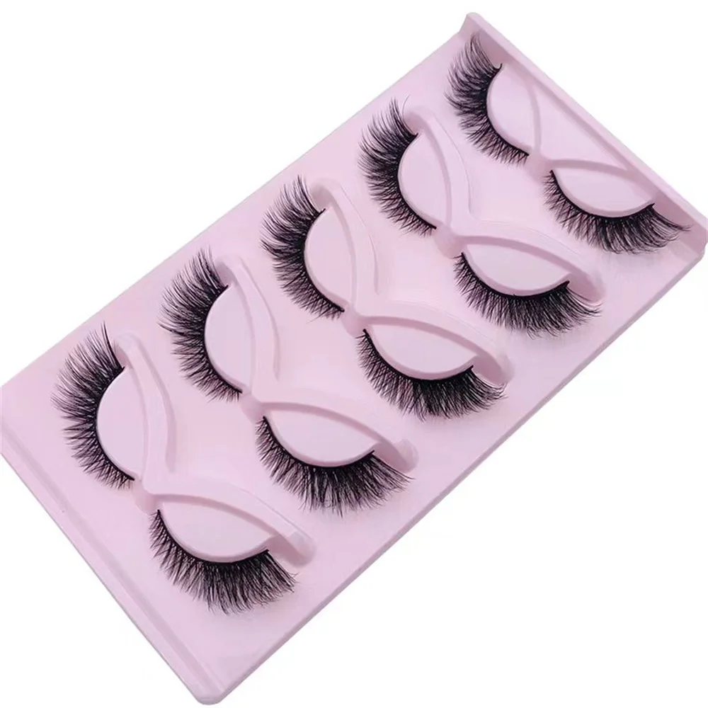 긴 꼬리 모양 21mm 캣아이 스트립 속눈썹 5쌍, 풍 - Eyelash Extension Cat Eye 리뷰 및 가격