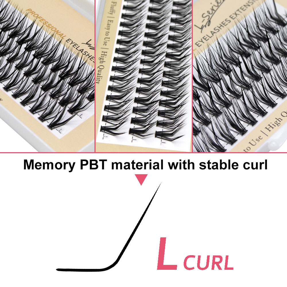 60pcs 30D C/D/L 컬 클러스터 속눈썹 연장  - Eyelash Extension Cat Eye 리뷰 및 가격