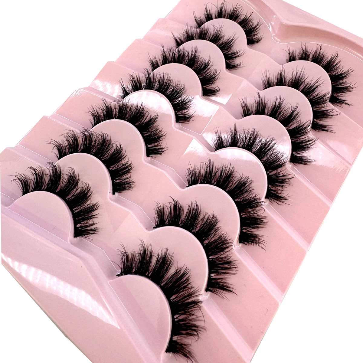 AMSDCN 7쌍 플러피 캣아이 인조 밍크 속눈썹 내추 - Eyelash Extension Cat Eye 리뷰 및 가격