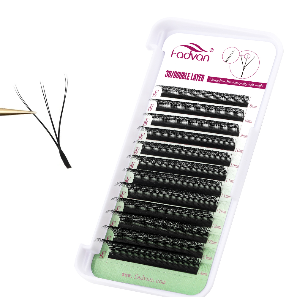 FADVAN 6D-W 모양의 속눈썹 연장(3D 더블 팁 - Eyelash Extension Fan 리뷰 및 가격