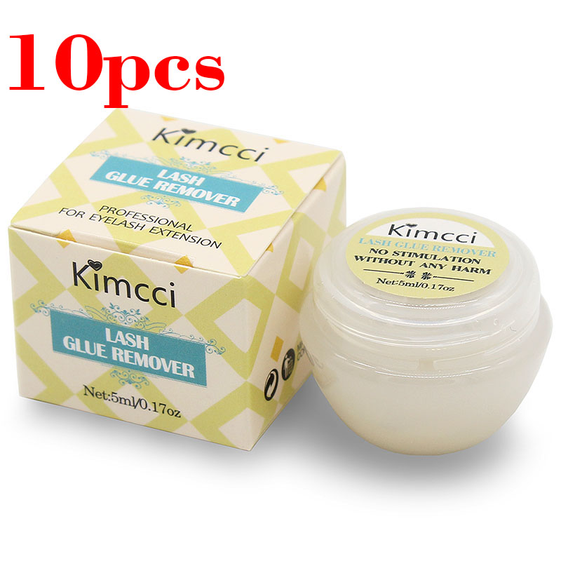 Kimcci 10 개/몫 전문 안전한 속눈썹 접착제 리 - Eyelash Extension Gel Remover 리뷰 및 가격