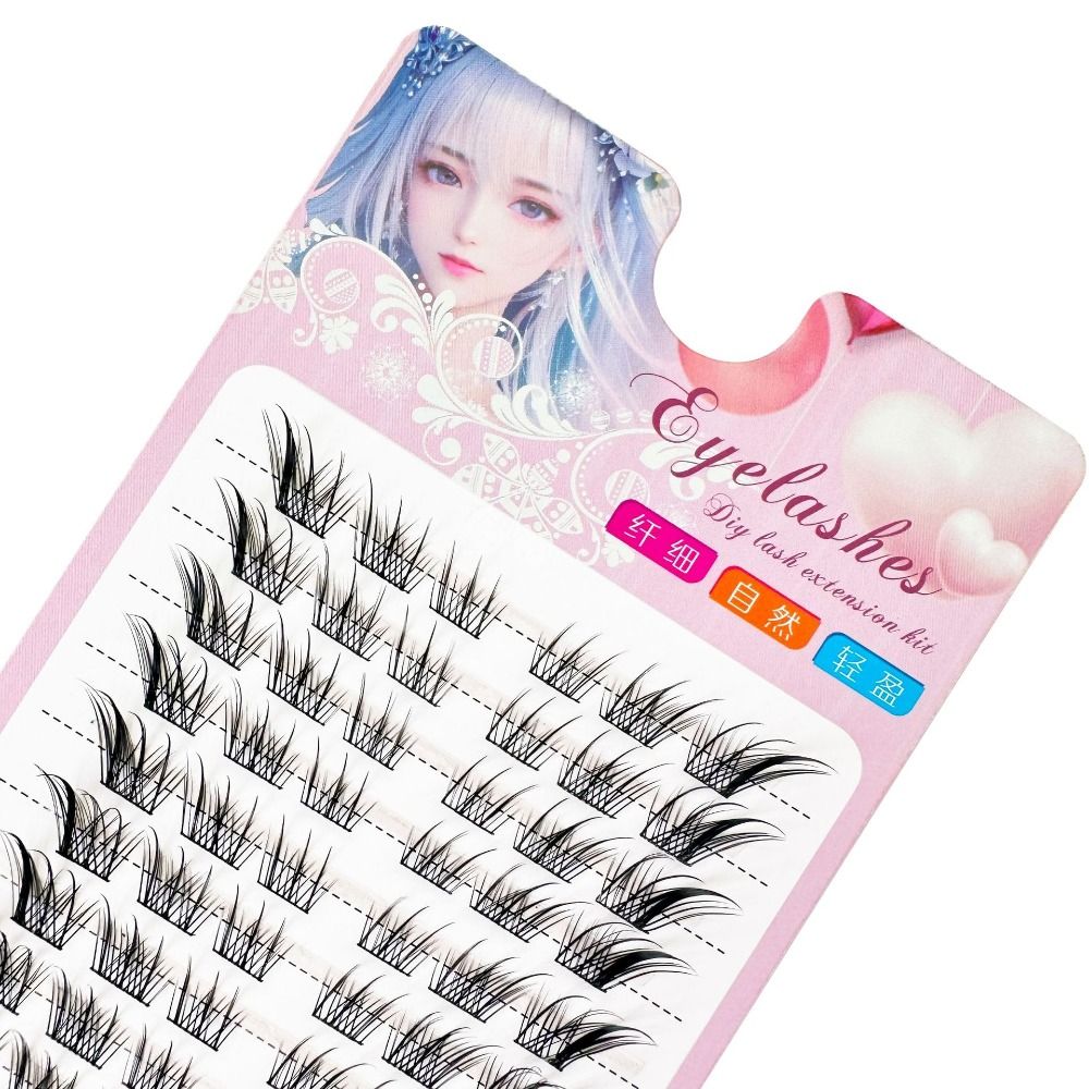 3D 캣아이 클러스터 속눈썹 내추럴 만화 폭스 인조 속 - Eyelash Extension Cat Eye 리뷰 및 가격
