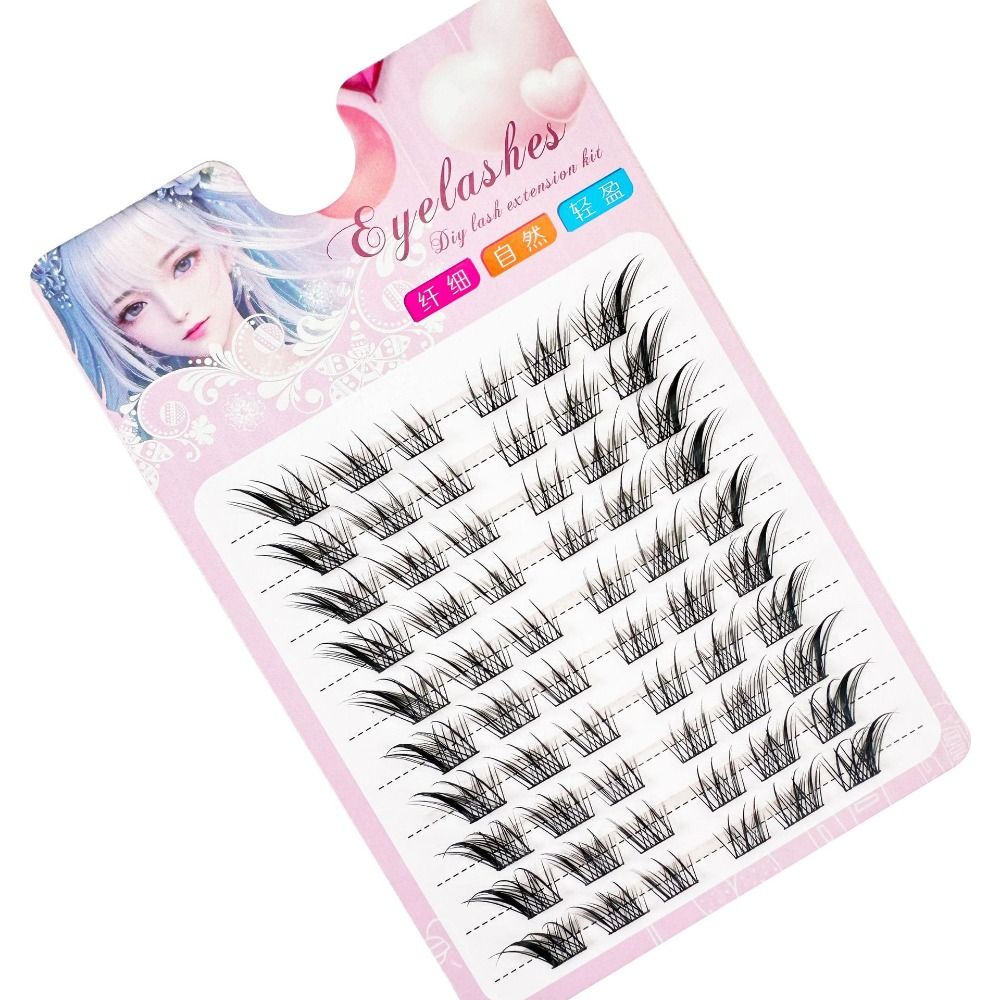3D 캣아이 클러스터 속눈썹 내추럴 만화 폭스 인조 속 - Eyelash Extension Cat Eye 리뷰 및 가격