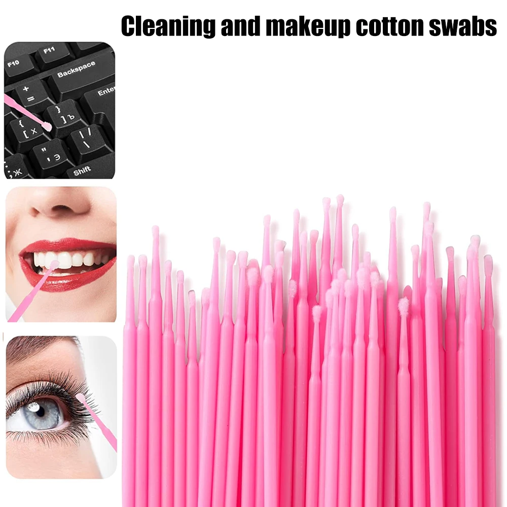300개입 개별 포장 속눈썹 제거용 일회용 마이크로 브 - Eyelash Extension Cleaning 리뷰 및 가격