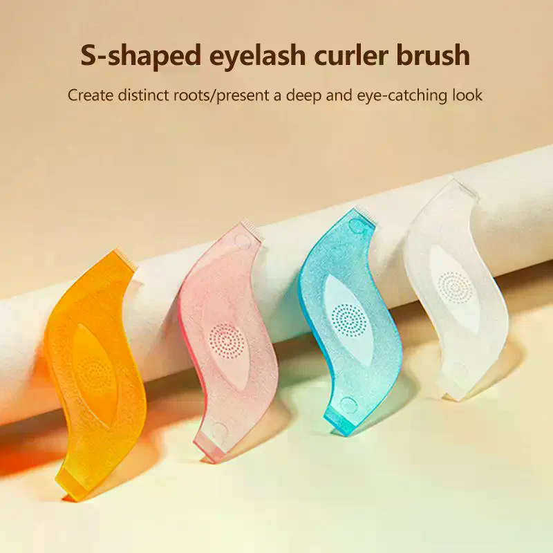 5pcs 컬러 빗 플라스틱 S 모양 속눈썹 펌 브러쉬  - Eyelash Extension Cleaning 리뷰 및 가격
