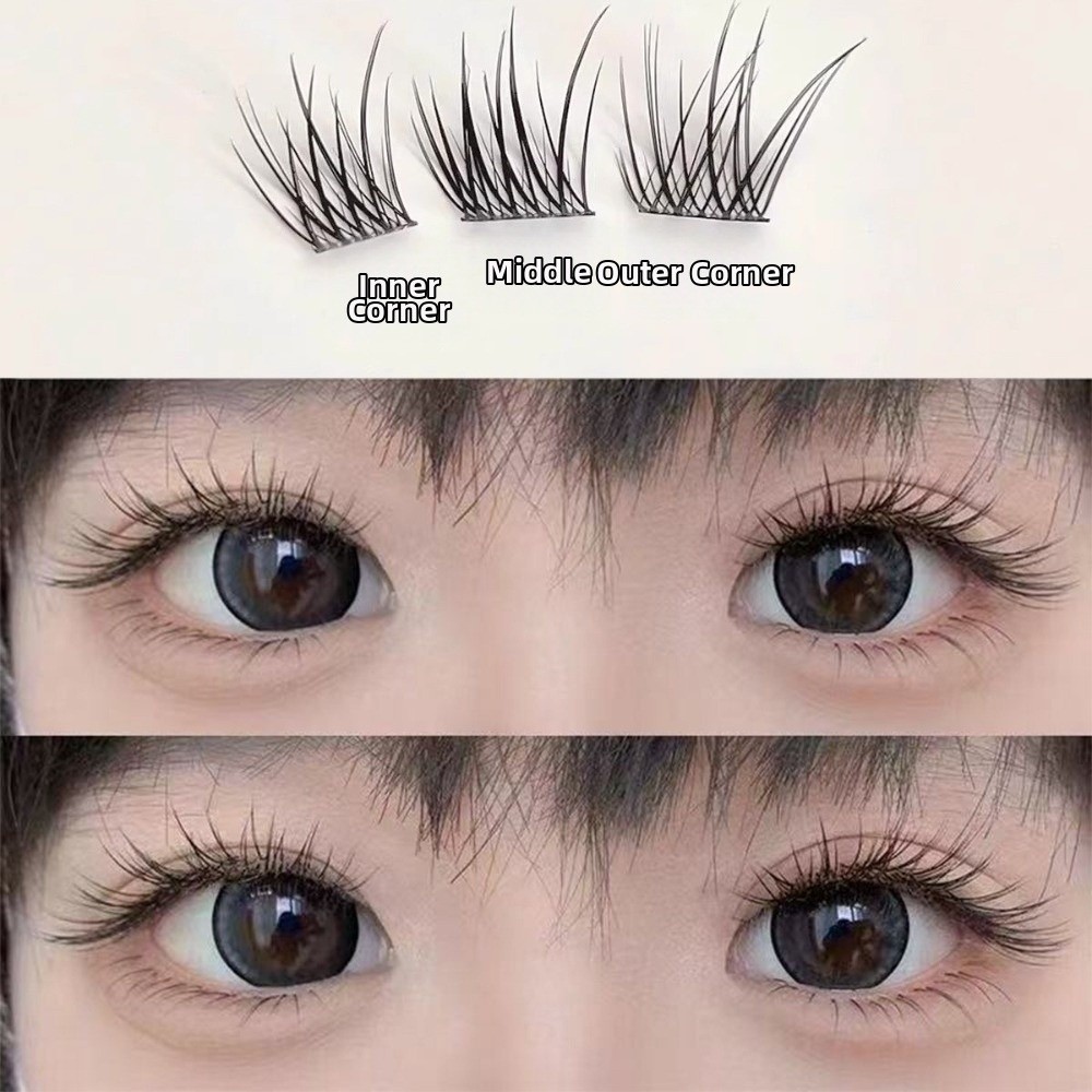 60개 클러스터 블랙 셀프 접착식 인조 속눈썹 8-12 - Eyelash Extension No 8 리뷰 및 가격