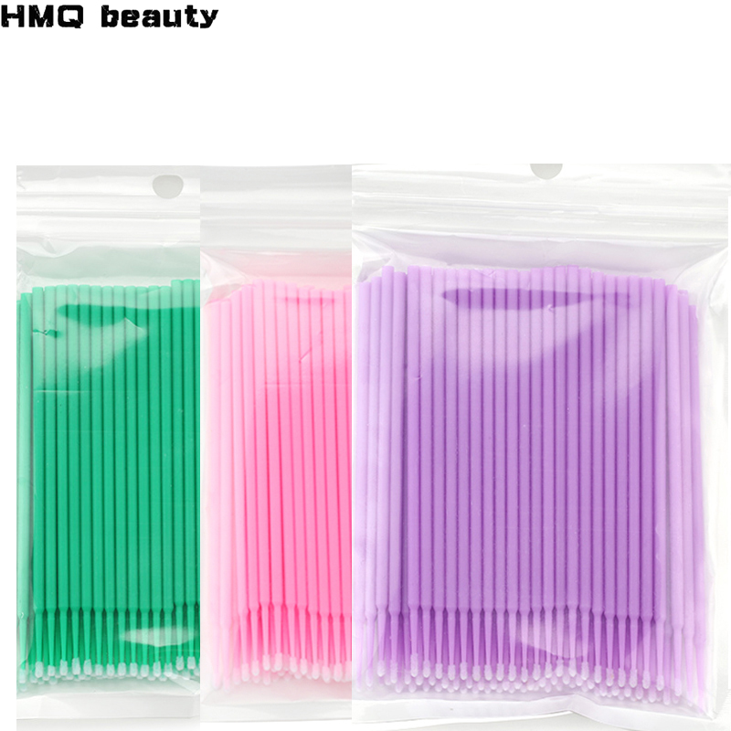 무료 배송 Microbrush for eye 일회용 속 - Eyelash Extension Cleaning 리뷰 및 가격