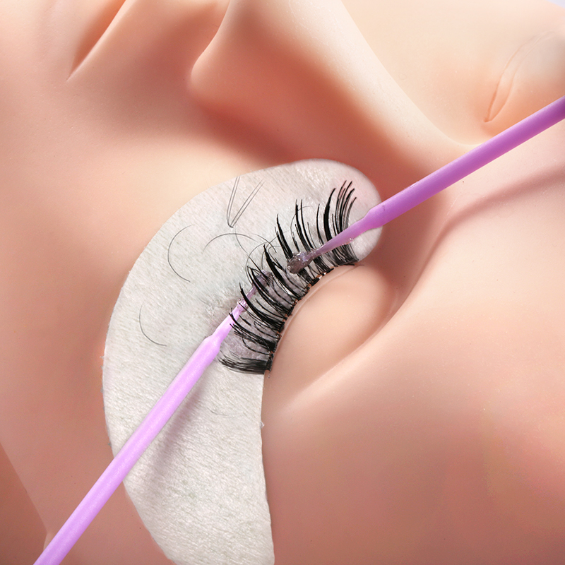 무료 배송 Microbrush for eye 일회용 속 - Eyelash Extension Cleaning 리뷰 및 가격