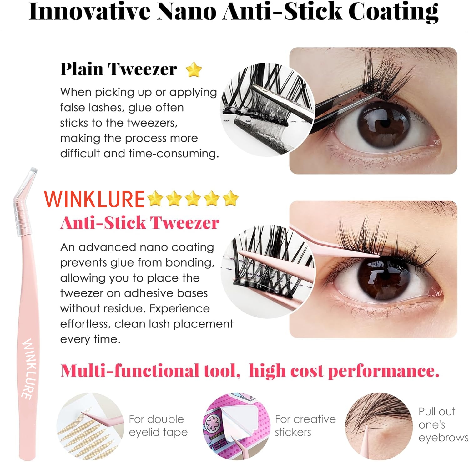 윙클루어 셀프 접착식 인조 속눈썹 클러스터 글루프리 애 - Eyelash Extension Cat Eye 리뷰 및 가격